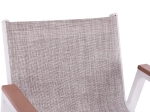 ΣΚΑΜΠΟ ΜΠΑΡ ΑΛΟΥΜΙΝΙΟΥ ΛΕΥΚΟ ΜΕ POLYWOOD 52 x 58 x 108 εκ. HM5790.01