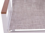 ΣΚΑΜΠΟ ΜΠΑΡ ΑΛΟΥΜΙΝΙΟΥ ΛΕΥΚΟ ΜΕ POLYWOOD 52 x 58 x 108 εκ. HM5790.01