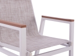 ΣΚΑΜΠΟ ΜΠΑΡ ΑΛΟΥΜΙΝΙΟΥ ΛΕΥΚΟ ΜΕ POLYWOOD 52 x 58 x 108 εκ. HM5790.01
