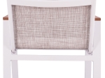 ΣΚΑΜΠΟ ΜΠΑΡ ΑΛΟΥΜΙΝΙΟΥ ΛΕΥΚΟ ΜΕ POLYWOOD 52 x 58 x 108 εκ. HM5790.01