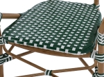 ΠΟΛΥΘΡΟΝΑ ΑΛΟΥΜΙΝΙΟΥ BAMBOO LOOK ΜΕ WICKER ΛΕΥΚΟ ΠΡΑΣΙΝΟ HM5793.01 56x59x98 εκ.