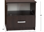 ΚΟΜΟΔΙΝΟ ΜΕ ΣΥΡΤΑΡΙ ADLER WENGE HM2431.02 45X40X48Yεκ.