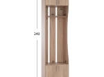 ΕΠΙΠΛΟ ΕΙΣΟΔΟΥ ΣΥΝΘΕΤΟ SONAMA OAK HM2423 60X43X240Yεκ.