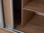 ΝΤΟΥΛΑΠΑ 3ΦΥΛΛΗ ΣΥΡΟΜΕΝΗ ΜΕ ΚΑΘΡΕΠΤΗ SONAMA OAK HM2435  200X60X210Υεκ