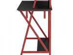 ΓΡΑΦΕΙΟ GAMING ΜΑΥΡΟ ΜΕ ΚΟΚΚΙΝΟ ΣΚΕΛΕΤΟ HM8774 95X48X89εκ.