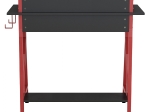 ΓΡΑΦΕΙΟ GAMING ΜΑΥΡΟ ΜΕ ΚΟΚΚΙΝΟ ΣΚΕΛΕΤΟ HM8774 95X48X89εκ.