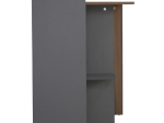 ΓΡΑΦΕΙΟ ΜΕΛΑΜΙΝΗΣ HM8994.01 ΚΑΡΥΔΙ ΓΚΡΙ 112x55x85Y εκ.