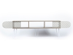 ΕΠΙΠΛΟ ΤΗΛΕΟΡΑΣΗΣ DIANE HM9211.01 SONAMA ΛΕΥΚΟ ΕΚΡΟΥ 151x30x48Y εκ.