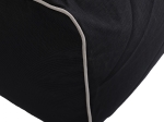 ΠΟΥΦ ZAFER HM5772.02 ΜΕ TEXTILINE ΜΑΥΡΟ ΚΑΙ ΛΕΥΚΟ ΡΕΛΙ 88x128x40-60Υ εκ.