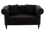 ΚΑΝΑΠΕΣ 2ΘΕΣΙΟΣ Τ. CHESTERFIELD CIELLE ΣΕ ΧΡΩΜΑ ΚΑΦΕ HM3184.03 152x85x80 εκ.