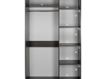 ΝΤΟΥΛΑΠΑ ΣΥΡΟΜΕΝΗ ADLER ΣΥΡΟΜΕΝΗ ΜΕΛΑΜΙΝΗΣ 120x60x220Υεκ. ΔΙΦΥΛΛΗ WENGE ΜΕ ΚΑΘΡΕΠΤΗ HM2460.02