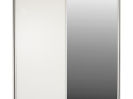ΝΤΟΥΛΑΠΑ ΣΥΡΟΜΕΝΗ ADLER ΜΕΛΑΜΙΝΗΣ 120x60x220Yεκ. ΔΙΦΥΛΛΗ ΛΕΥΚΗ ΜΕ ΚΑΘΡΕΠΤΗ HM2460.03