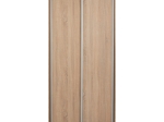 ΝΤΟΥΛΑΠΑ ΣΥΡΟΜΕΝΗ ADLER ΜΕΛΑΜΙΝΗΣ 90x45x210Yεκ. SONAMA OAK 2ΦΥΛΛΗ HM2436.01