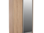 ΝΤΟΥΛΑΠΑ ΣΥΡΟΜΕΝΗ ADLER ΜΕΛΑΜΙΝΗΣ 120x60x220Yεκ. ΔΙΦΥΛΛΗ SONAMA ΜΕ ΚΑΘΡΕΠΤΗ HM2460.01