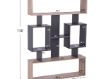 ΒΙΒΛΙΟΘΗΚΗ CHANDLER HM8769.02 90X19.5X130  ΓΚΡΙ