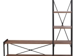ΣΥΝΘΕΣΗ ΕΠΙΠΛΟ ΤΗΛΕΟΡΑΣΗΣ DOUGLAS HM9138 ΣΕ ΧΡΩΜΑ ΚΑΡΥΔΙ 140x34x144,5 εκ.