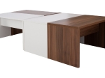 ΤΡΑΠΕΖΙ ΣΑΛΟΝΙΟΥ KARSYN ΚΑΡΥΔΙ-ΛΕΥΚΟ HM9158 120x60x35 εκ.
