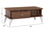 ΤΡΑΠΕΖΙ ΣΑΛΟΝΙΟΥ GWEN ΚΑΡΥΔΙ HM9163 90x45x37 εκ.