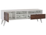 ΕΠΙΠΛΟ ΤΗΛΕΟΡΑΣΗΣ KASHTON ΚΑΡΥΔΙ-ΛΕΥΚΟ HM9151 139x35x46 εκ.