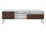 ΕΠΙΠΛΟ ΤΗΛΕΟΡΑΣΗΣ KASHTON ΚΑΡΥΔΙ-ΛΕΥΚΟ HM9151 139x35x46 εκ.