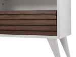 ΕΠΙΠΛΟ ΤΗΛΕΟΡΑΣΗΣ KASHTON ΚΑΡΥΔΙ-ΛΕΥΚΟ HM9151 139x35x46 εκ.