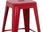 ΣΚΑΜΠΟ ΜΕΣΑΙΟΥ ΥΨΟΥΣ ΜΕΤΑΛΛΙΚΟ HM8573.04 MELITA ΣΕ KOKKINO 43x43x67Yεκ.