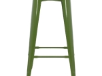 ΣΚΑΜΠΟ BAR ΜΕΤΑΛΛΙΚΟ MELITA ΣΕ LIGHT OLIVE GREEN HM8642.13 43x43x78 εκ.