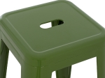 ΣΚΑΜΠΟ BAR ΜΕΤΑΛΛΙΚΟ MELITA ΣΕ LIGHT OLIVE GREEN HM8642.13 43x43x78 εκ.