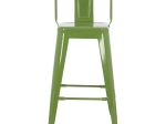 ΣΚΑΜΠΟ ΜΕΣΑΙΟΥ ΥΨΟΥΣ ΜΕΤΑΛΛΙΚΟ MELITA ΣΕ LIGHT OLIVE GREEN HM8574.13 42x42x98 εκ.