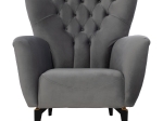 ΠΟΛΥΘΡΟΝΑ ΜΠΕΡΖΕΡΑ Τ. CHESTERFIELD ΒΕΛΟΥΔΟ ΓΚΡΙ HM9217.20 87x88x100 εκ.