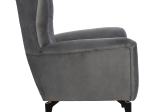 ΠΟΛΥΘΡΟΝΑ ΜΠΕΡΖΕΡΑ Τ. CHESTERFIELD ΒΕΛΟΥΔΟ ΓΚΡΙ HM9217.20 87x88x100 εκ.