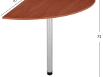 ΕΠΕΚΤΑΣΗ ΓΡΑΦΕΙΟΥ DEVON ΤΡΙΓΩΝΙΚΗ APPLE WOOD HM2448.04 70x70x75 εκ.