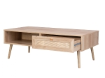 ΤΡΑΠΕΖΙ ΣΑΛΟΝΙΟΥ COLM ΜΕ ΣΧΕΔΙΟ RATTAN HM9224 110x59x39,5 εκ.