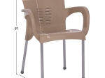 ΠΟΛΥΘΡΟΝΑ ΠΟΛΥΠΡΟΠΥΛΕΝΙΟΥ RECYCLED HM5592.12 ΜΠΕΖ ΧΡΩΜΑ 59,5x59x81 εκ.
