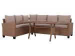ΣΕΤ ΣΑΛΟΝΙ ΔΕΞΙΑ ΓΩΝΙΑ ΜΕ ΚΑΦΕ WICKER HM5756.02