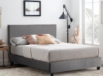 ΚΡΕΒΑΤΙ BECCA ΑΠΟ ΥΦΑΣΜΑ ΓΚΡΙ HM553.11 ΓΙΑ ΣΤΡΩΜΑ 150x200 EK.