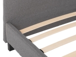 ΚΡΕΒΑΤΙ BECCA ΑΠΟ ΥΦΑΣΜΑ ΓΚΡΙ HM553.11 ΓΙΑ ΣΤΡΩΜΑ 150x200 EK.
