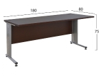 ΓΡΑΦΕΙΟ ΕΠΑΓΓΕΛΜΑΤΙΚΟ VALDEN HM2046.02 WENGE 180X80X75