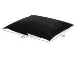 ΠΟΥΦ BLOOM ΜΑΞΙΛΑΡΑ ΘΑΛΑΣΣΗΣ HM5113.14 ΜΑΥΡΟ ΜΕ UV PROTECTION 125x145 εκ.