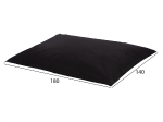 ΠΟΥΦ ANSHU HM5808.04 ΜΑΥΡΟ ΜΕ UV PROTECTION 140x180 εκ.