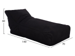 ΠΟΥΦ ALOK HM5806.04 ΜΑΥΡΟ ΜΕ UV PROTECTION 140x70x60Υ εκ.