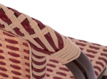 ΚΑΡΕΚΛΑ ΑΛΟΥΜΙΝΙΟΥ BAMBOO LOOK ΣΕ ΜΠΕΖ ΚΑΙ ΚΟΚΚΙΝΟ HM5817.01 42x60x85Υ εκ.