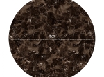 ΕΠΙΦΑΝΕΙΑ ΤΡΑΠΕΖΙΟΥ HPL HM5842.14 BROWN MARBLE Φ69 εκ. ΠΑΧΟΥΣ 12mm.