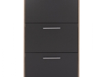ΠΑΠΟΥΤΣΟΘΗΚΗ ΞΥΛΙΝΗ DAVINA HM2221.04 SONAMA-ΓΚΡΙ 3ΘΕΣΕΩΝ 62Χ24Χ110Υεκ