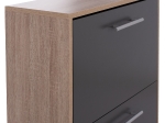 ΠΑΠΟΥΤΣΟΘΗΚΗ ΞΥΛΙΝΗ DAVINA HM2221.04 SONAMA-ΓΚΡΙ 3ΘΕΣΕΩΝ 62Χ24Χ110Υεκ