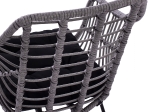 ΠΟΛΥΘΡΟΝΑ RADIA ΓΚΡΙ ΑΝΟΙΧΤΟ WICKER ΜΕ ΜΕΤΑΛΛΙΚΟ ΜΑΣΙΦ ΣΚΕΛΕΤΟ HM5300.20 60x62x84Υ εκ.