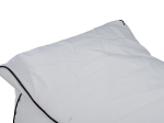 ΠΟΥΦ ZAFER HM5772.01 ΜΕ TEXTILINE ΛΕΥΚΟ ΚΑΙ ΜΑΥΡΟ ΡΕΛΙ 88x128x40-60Υ εκ. Β ΔΙΑΛΟΓΗΣ