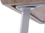 ΤΡΑΠΕΖΙ ΤΡΑΠΕΖΑΡΙΑΣ OFIRA 140X80 SONAMA ΜΕ ΛΕΥΚΑ ΠΟΔΙΑ HM8374.02