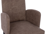 ΠΟΛΥΘΡΟΝΑ LIZETTE HM9272.27 ΑΠΟ ΥΦΑΣΜΑ ΤΥΠΟΥ NUBUCK ΣΕ ΑΠΟΧΡΩΣΗ ΠΟΥΡΟΥ 55x58x85Υ εκ.