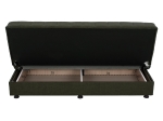 ΚΑΝΑΠΕΣ ΚΡΕΒΑΤΙ ANDRI ΤΡΙΘΕΣΙΟΣ DARK OLIVE HM3239.05 180x72x77 εκ.